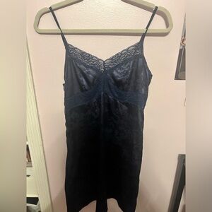 Navy blue lace dress